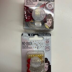 Invisibobble bowtique and traceless- Disney Beauty and the beast